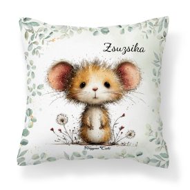   Névvel kérhető - Az erdő cuki aprósága, a mogyorós pele mintás párna
