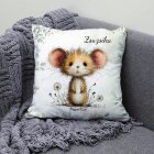 Névvel kérhető - Az erdő cuki aprósága, a mogyorós pele mintás párna