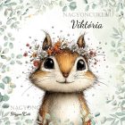 Névvel kérhető - Az erdő kis akrobatája, a mókus mintás párna