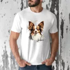 Névvel kérhető - Sable Papillon portré férfi póló