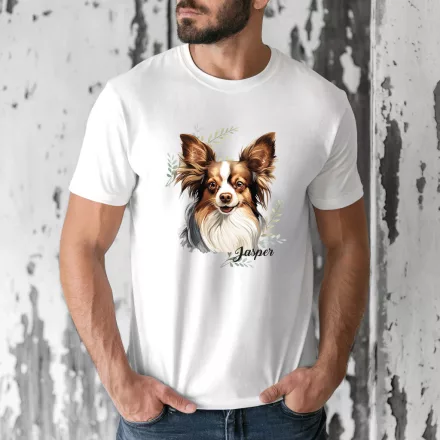 Névvel kérhető - Sable Papillon portré férfi póló