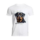 Névvel kérhető - Rottweiler portré férfi póló