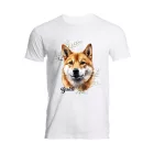 Névvel kérhető - Shiba inu portré férfi póló