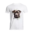 Névvel kérhető - Cane Corso portré férfi póló