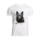 Névvel kérhető - Airedale terrier portré férfi póló