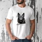 Névvel kérhető - Airedale terrier portré férfi póló