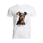 Névvel kérhető - Dobermann portré férfi póló