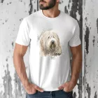 Névvel kérhető - Komondor portré férfi póló