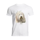 Névvel kérhető - Komondor portré férfi póló