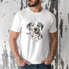 Névvel kérhető - Dalmata portré férfi póló