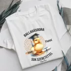 Névvel kérhető Kacsa mintás férfi póló Ballagásra