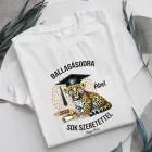 Névvel kérhető Leopárd mintás férfi póló Ballagásra