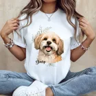 Névvel kérhető - Barna Havanese portré női póló