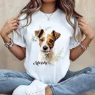 Névvel kérhető - Jack Russell terrier portré női póló