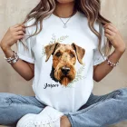 Névvel kérhető - Welsh terrier portré női póló