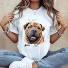 Névvel kérhető - Sharpei portré női póló