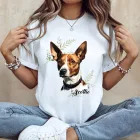 Névvel kérhető - Barna Basenji portré női póló