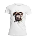 Névvel kérhető - Cane Corso portré női póló