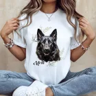 Névvel kérhető - Airedale terrier portré női póló