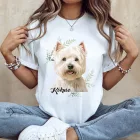 Névvel kérhető - Westie portré női póló