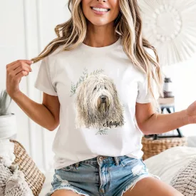 Névvel kérhető - Komondor portré női póló