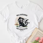 Névvel kérhető Borz mintás póló Ballagásra