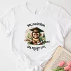 Névvel kérhető Maki mintás póló Ballagásra