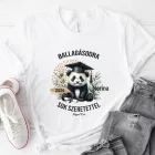 Névvel kérhető Panda mintás póló Ballagásra