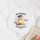 Névvel kérhető Kacsa mintás póló Ballagásra