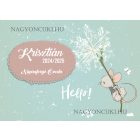 Személyre szabható - Hello kisegér mintás rajztartó