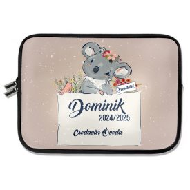   Személyre szabható - Cuki koala táblával mintás rajztartó