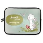 Személyre szabható - Nyuszi és a papírrepülő mintás rajztartó