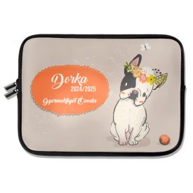   Személyre szabható - Cuki kutya és a labda mintás rajztartó