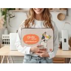 Személyre szabható - Cuki kutya és a labda mintás rajztartó