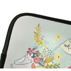 Személyre szabható - Kis kacsa egy vödör virággal mintás rajztartó