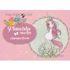 Személyre szabható - Szépséges unikornis mintás rajztartó