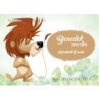 Személyre szabható - Bátor Oroszlán mintás rajztartó