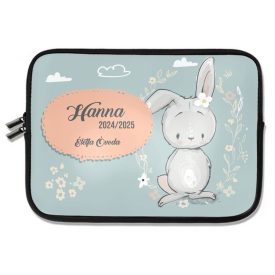 Személyre szabható - Aranyos kis nyuszi mintás rajztartó