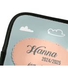 Személyre szabható - Aranyos kis nyuszi mintás rajztartó