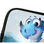 Személyre szabható - Aranyos kék sárkány mintás rajztartó