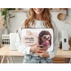 Személyre szabható - Sütis sünike mintás rajztartó