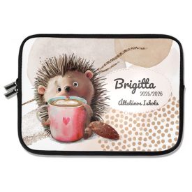 Személyre szabható - Kakaós süni mintás rajztartó