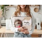 Személyre szabható - Kakaós süni mintás rajztartó