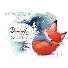 Személyre szabható - Tündéri róka mintás rajztartó