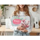 Személyre szabható - Cica macival mintás rajztartó