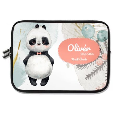 Személyre szabható - Édes kis Panda mintás rajztartó