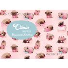 Személyre szabható - Csak lazán - Cuki kutya mintás rajztartó