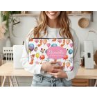 Személyre szabható - Cuki lufis állatkák mintás rajztartó