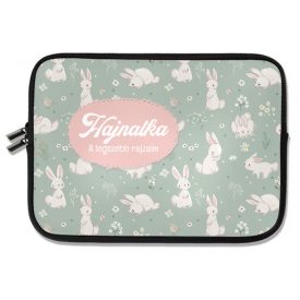   Személyre szabható - Tündéri tapsi füles nyuszika mintás rajztartó