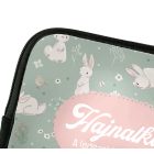 Személyre szabható - Tündéri tapsi füles nyuszika mintás rajztartó